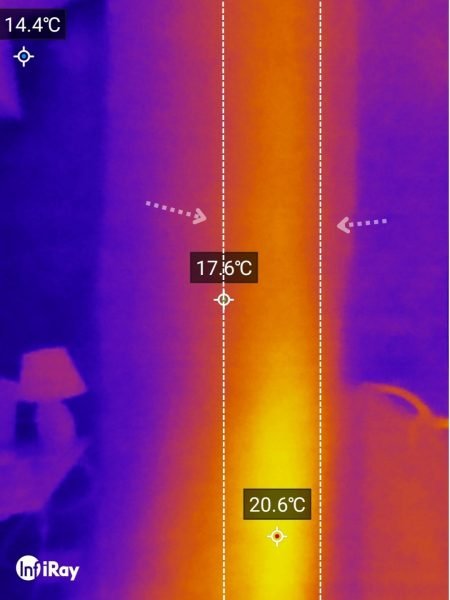 Identificazione con precisione del tubo della caldaia