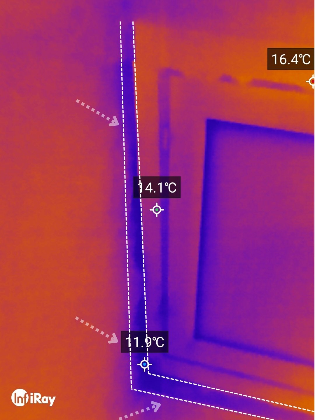 Mancato isolamento finestra in legno