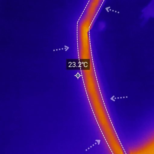 Rilevamento Tubo Termosifone Lavandino